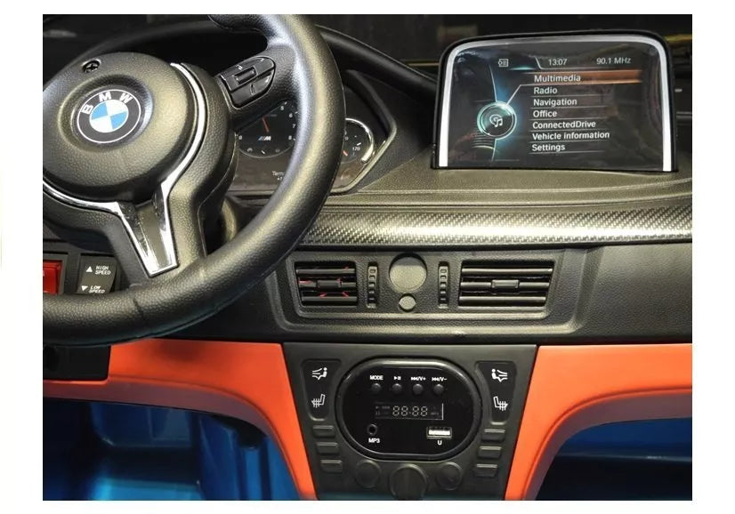 Naujas vaikiškas elektromobilis BMW X6M, Raudonas