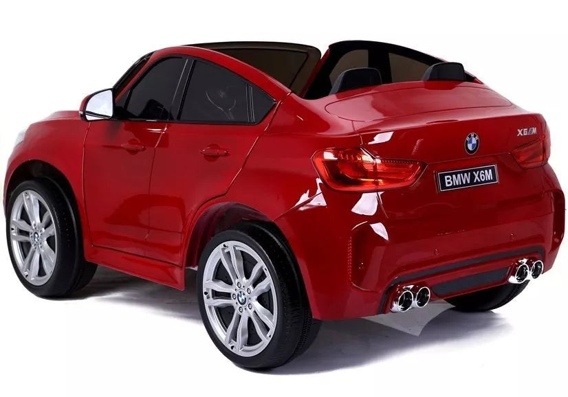 Naujas vaikiškas elektromobilis BMW X6M, Raudonas