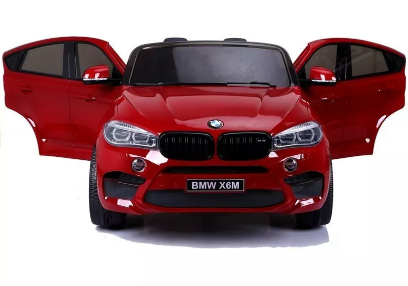 Naujas vaikiškas elektromobilis BMW X6M, Raudonas