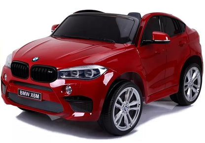 Naujas vaikiškas elektromobilis BMW X6M, Raudonas