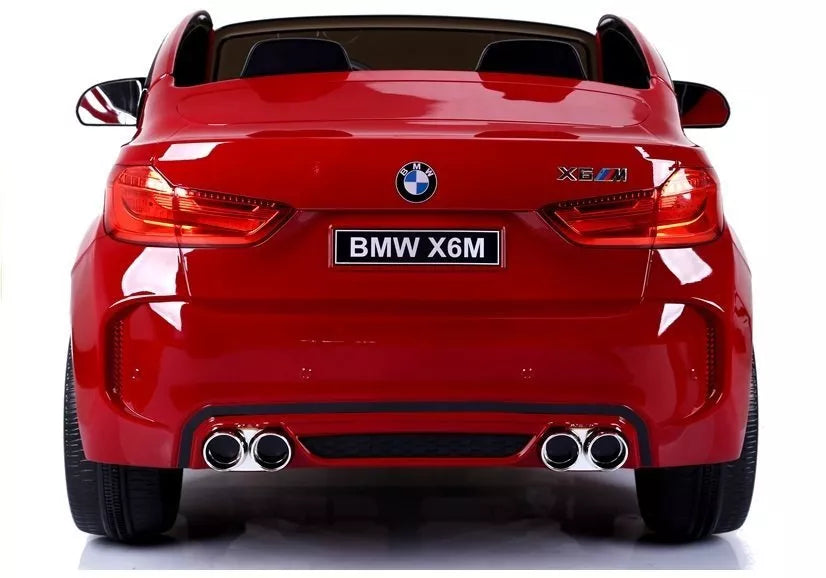 Naujas vaikiškas elektromobilis BMW X6M, Raudonas