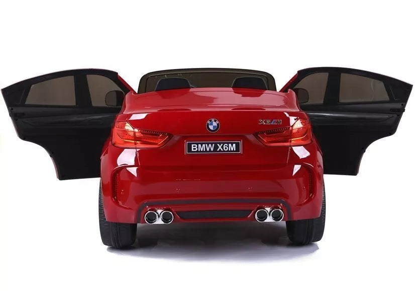 Naujas vaikiškas elektromobilis BMW X6M, Raudonas