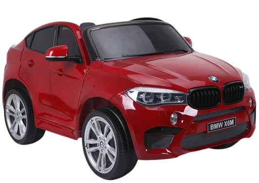 Naujas vaikiškas elektromobilis BMW X6M, Raudonas