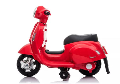 Raudonas elektrinis motoroleris Vespa GTS 300 Mini