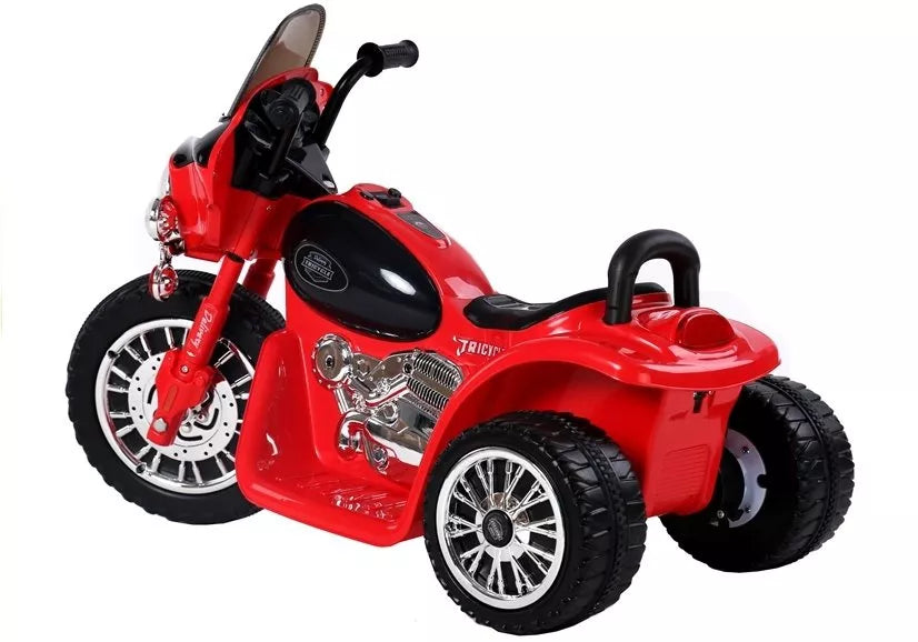 Raudonas elektrinis vaikiškas motociklas JT568