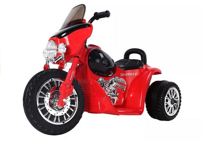 Raudonas elektrinis vaikiškas motociklas JT568