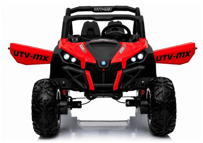 Raudonas elektromobilis Jeep XMX