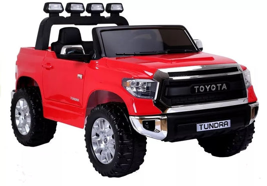 Raudonas elektromobilis vaikams Toyota Tundra