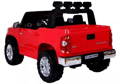 Raudonas elektromobilis vaikams Toyota Tundra