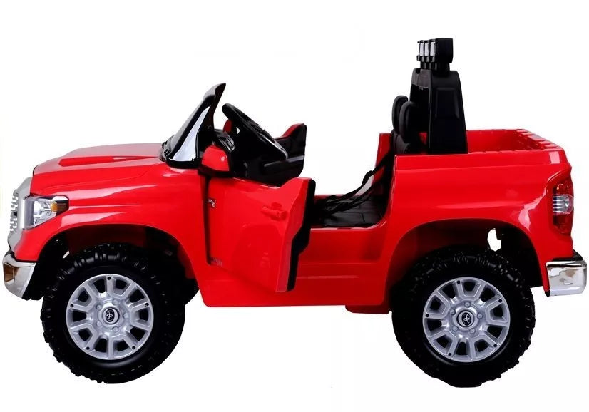 Raudonas elektromobilis vaikams Toyota Tundra