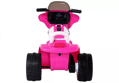 Rožinis elektrinis vaikiškas motociklas JT568