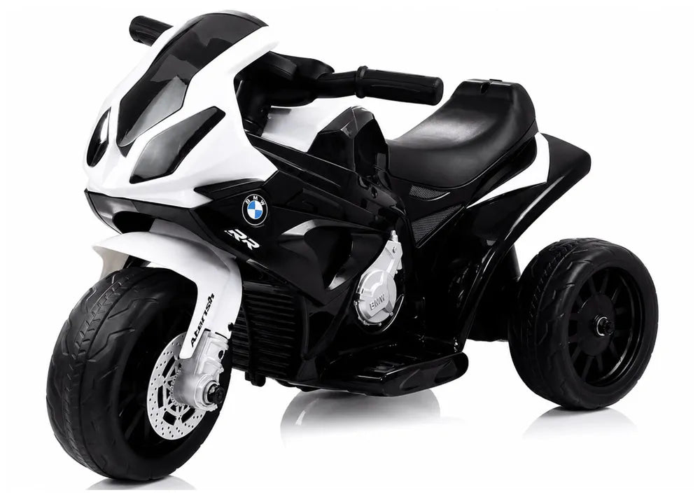 Triratis vaikiškas motociklas BMW S1000RR, juodas