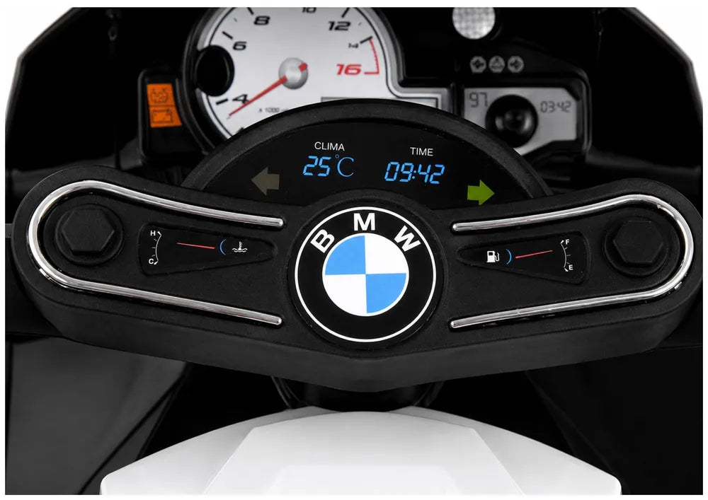 Triratis vaikiškas motociklas BMW S1000RR, juodas