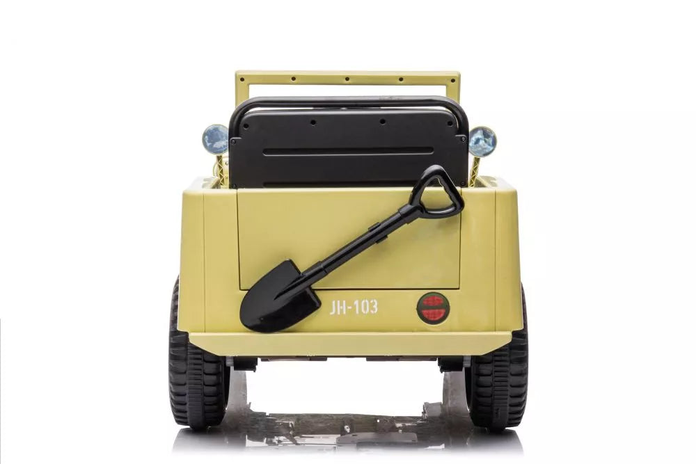 Vaikiškas akumuliatorinis automobilis LEAN CARS JH-103 Khaki 4x4