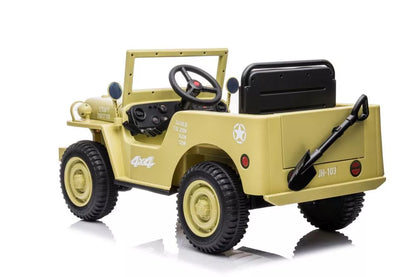 Vaikiškas akumuliatorinis automobilis LEAN CARS JH-103 Khaki 4x4