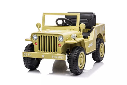 Vaikiškas akumuliatorinis automobilis LEAN CARS JH-103 Khaki 4x4