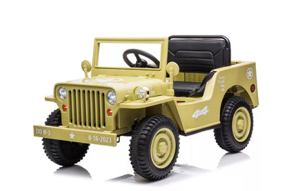 Vaikiškas akumuliatorinis automobilis LEAN CARS JH-103 Khaki 4x4