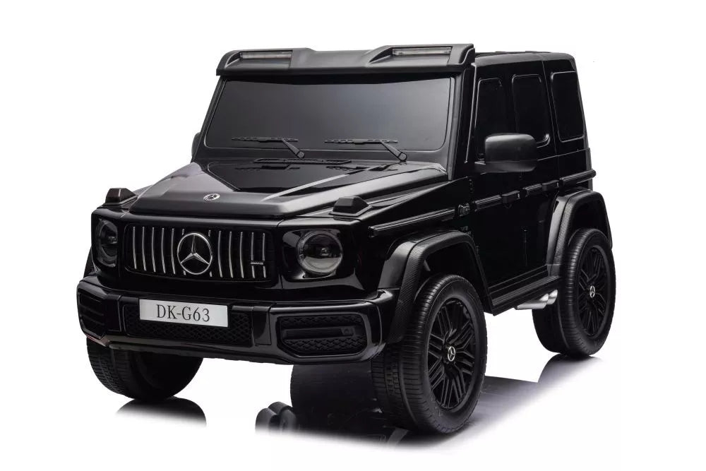 Vaikiškas akumuliatorinis automobilis Mercedes G63 4X4 XXL 24V Black Painted