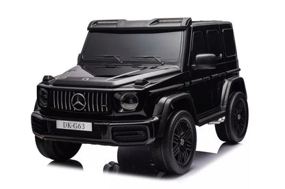Vaikiškas akumuliatorinis automobilis Mercedes G63 4X4 XXL 24V Black Painted