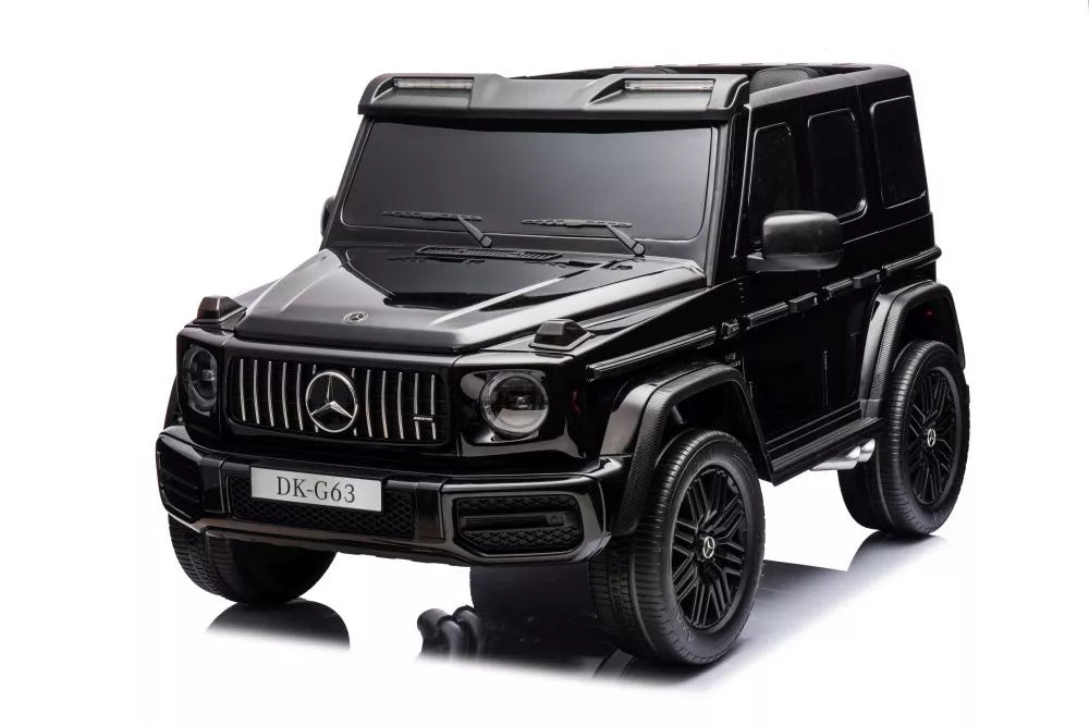 Vaikiškas akumuliatorinis automobilis Mercedes G63 4X4 XXL 24V Black Painted