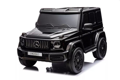 Vaikiškas akumuliatorinis automobilis Mercedes G63 4X4 XXL 24V Black Painted