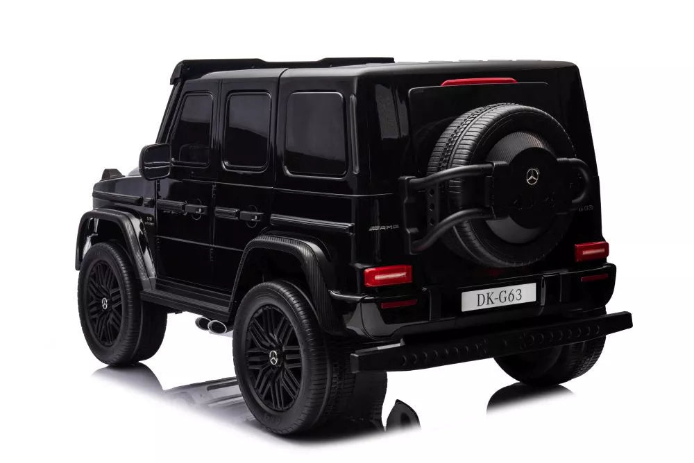 Vaikiškas akumuliatorinis automobilis Mercedes G63 4X4 XXL 24V Black Painted