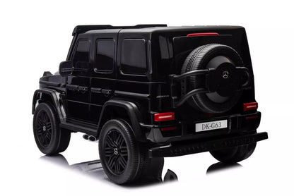Vaikiškas akumuliatorinis automobilis Mercedes G63 4X4 XXL 24V Black Painted