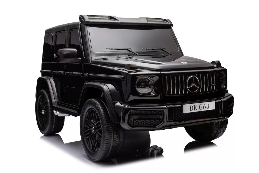 Vaikiškas akumuliatorinis automobilis Mercedes G63 4X4 XXL 24V Black Painted