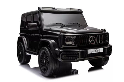 Vaikiškas akumuliatorinis automobilis Mercedes G63 4X4 XXL 24V Black Painted