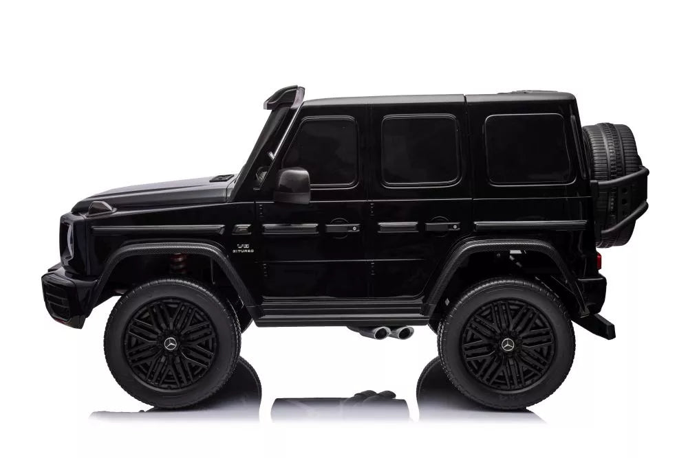 Vaikiškas akumuliatorinis automobilis Mercedes G63 4X4 XXL 24V Black Painted