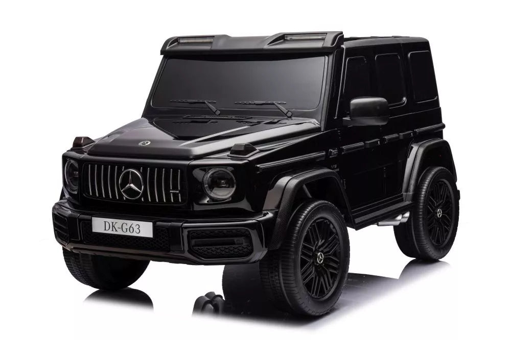 Vaikiškas akumuliatorinis automobilis Mercedes G63 4X4 XXL 24V Black Painted