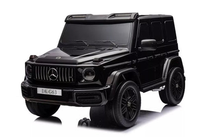 Vaikiškas akumuliatorinis automobilis Mercedes G63 4X4 XXL 24V Black Painted
