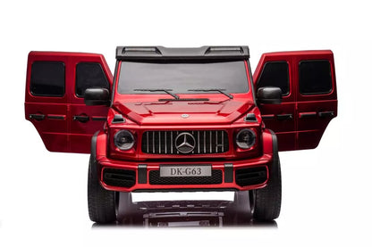 Vaikiškas akumuliatorinis automobilis Mercedes G63 4X4 XXL 24V, raudonas