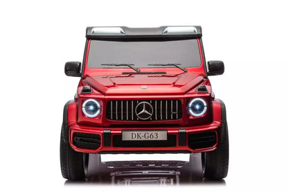 Vaikiškas akumuliatorinis automobilis Mercedes G63 4X4 XXL 24V, raudonas