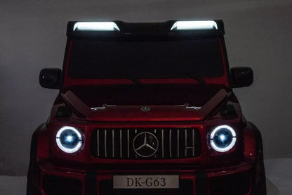 Vaikiškas akumuliatorinis automobilis Mercedes G63 4X4 XXL 24V, raudonas