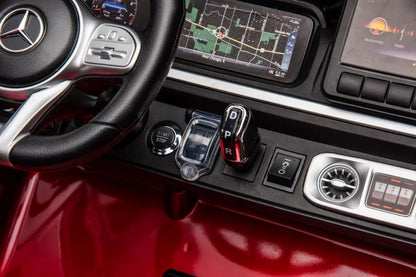 Vaikiškas akumuliatorinis automobilis Mercedes G63 4X4 XXL 24V, raudonas