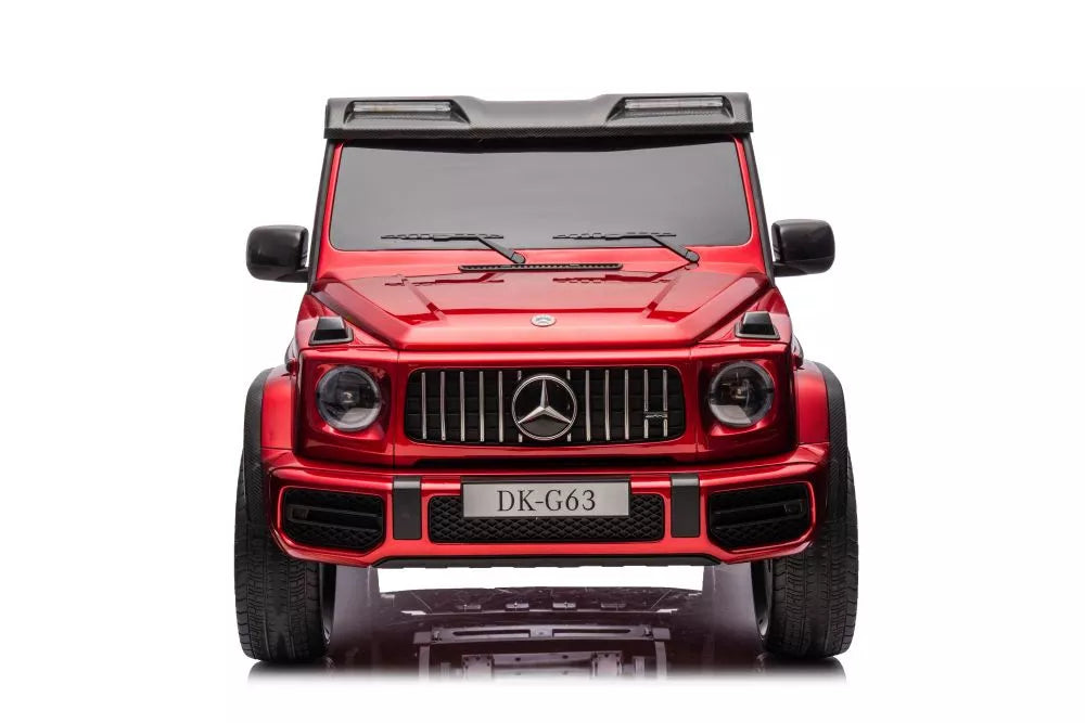 Vaikiškas akumuliatorinis automobilis Mercedes G63 4X4 XXL 24V, raudonas