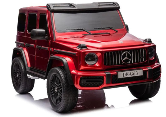 Vaikiškas akumuliatorinis automobilis Mercedes G63 4X4 XXL 24V, raudonas