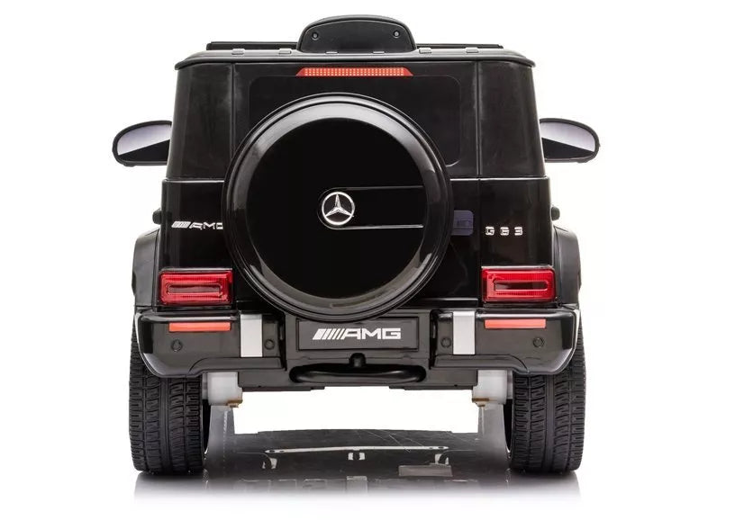 Vaikiškas akumuliatorinis automobilis Mercedes G63 AMG, juodas, lakuotas