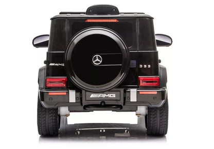 Vaikiškas akumuliatorinis automobilis Mercedes G63 AMG, juodas, lakuotas