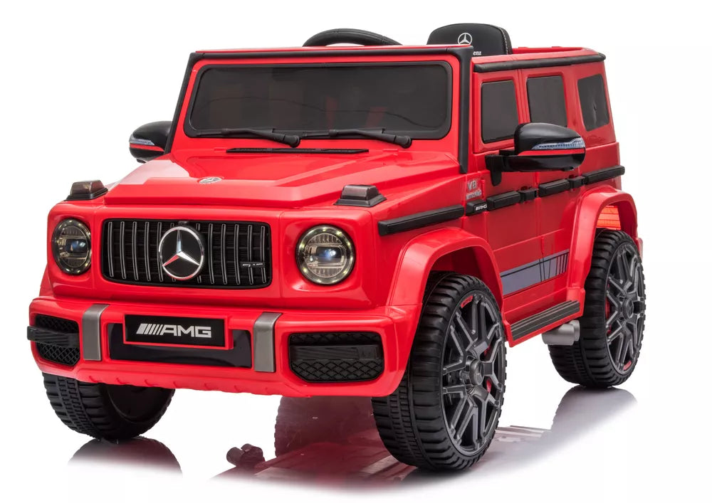 Vaikiškas akumuliatorinis automobilis Mercedes G63 raudonas