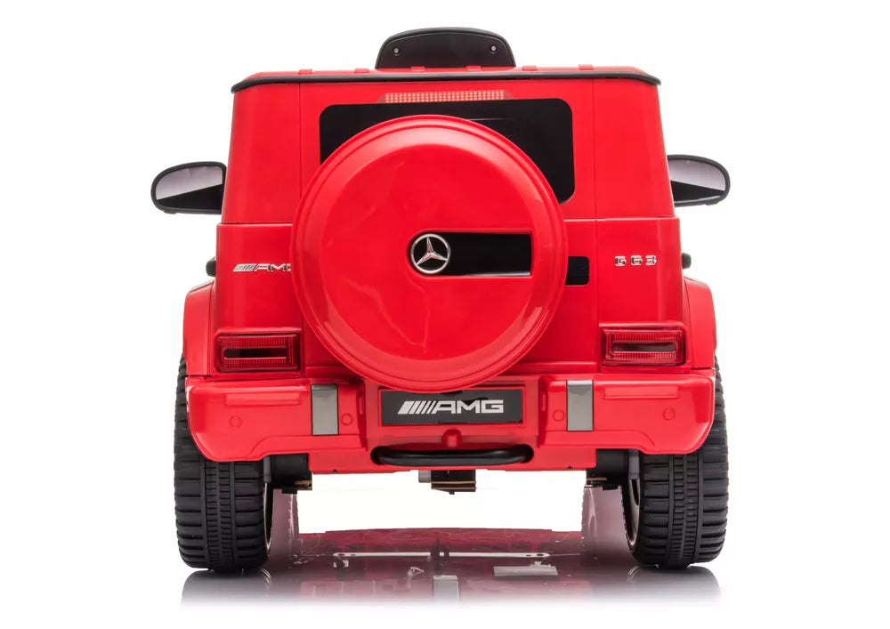 Vaikiškas akumuliatorinis automobilis Mercedes G63 raudonas