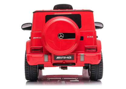 Vaikiškas akumuliatorinis automobilis Mercedes G63 raudonas
