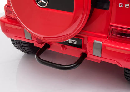 Vaikiškas akumuliatorinis automobilis Mercedes G63 raudonas