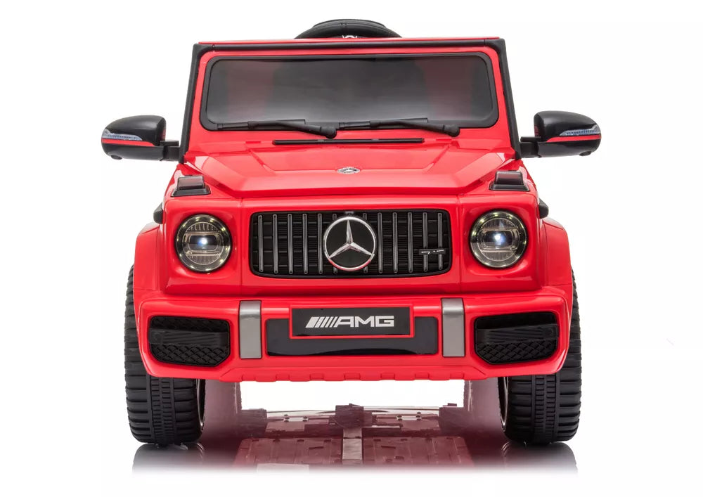 Vaikiškas akumuliatorinis automobilis Mercedes G63 raudonas