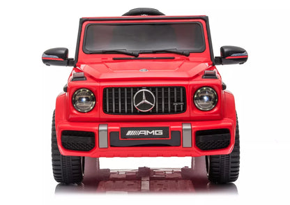 Vaikiškas akumuliatorinis automobilis Mercedes G63 raudonas