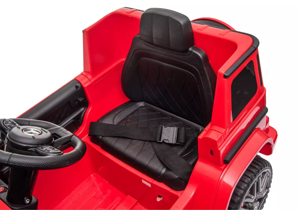 Vaikiškas akumuliatorinis automobilis Mercedes G63 raudonas