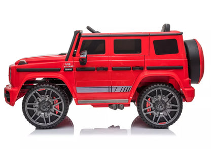 Vaikiškas akumuliatorinis automobilis Mercedes G63 raudonas
