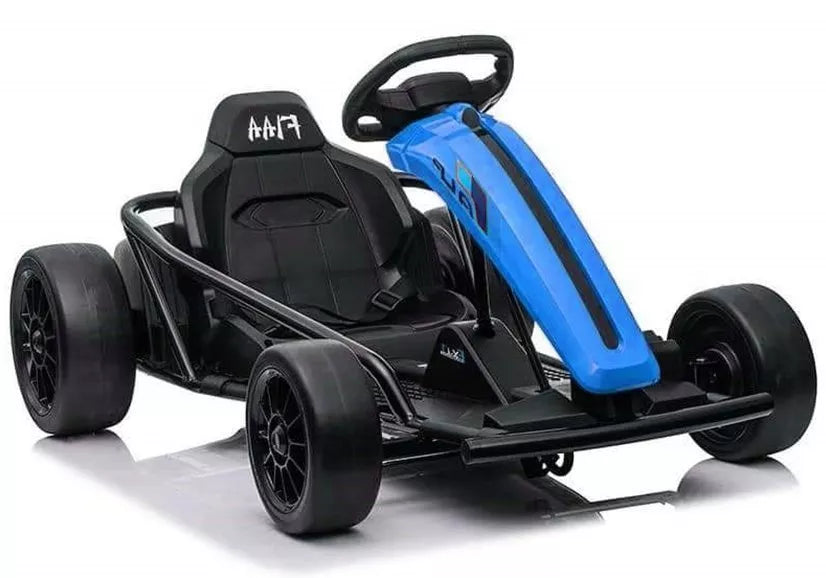 Vaikiškas akumuliatorinis kartingas su drifto funkcija SX1968 18 km/h, mėlynas