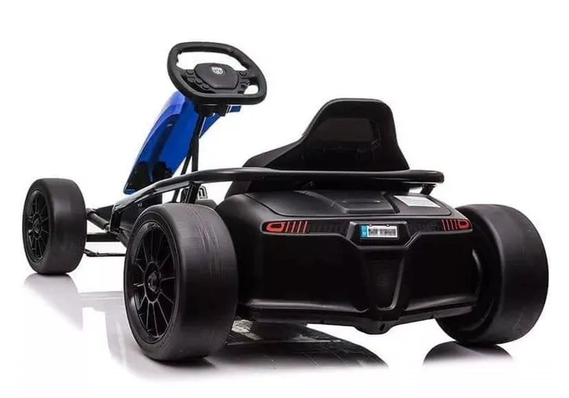 Vaikiškas akumuliatorinis kartingas su drifto funkcija SX1968 18 km/h, mėlynas